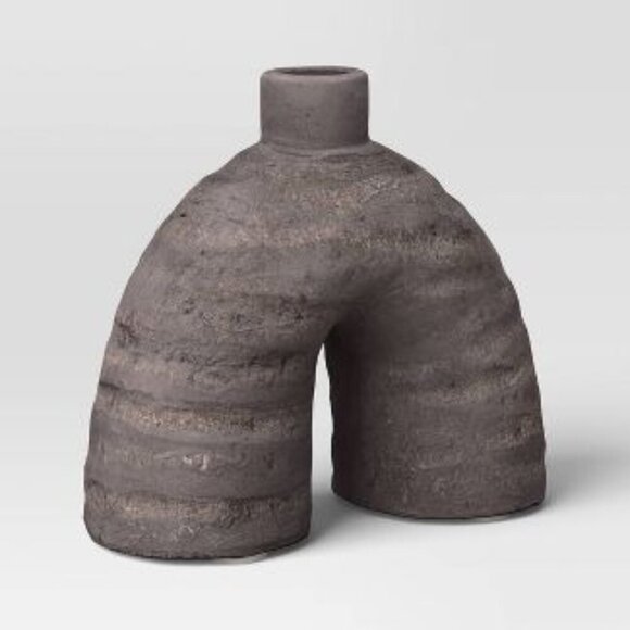 Threshold Modern Arched Ceramic Channa Vase - Dark Gray - Target - Fall 2022 - Picture 3 of 7